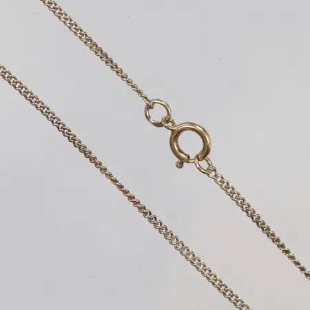 Kedja Pansar 40cm bredd 1mm 18K Vikt: 3,3 g