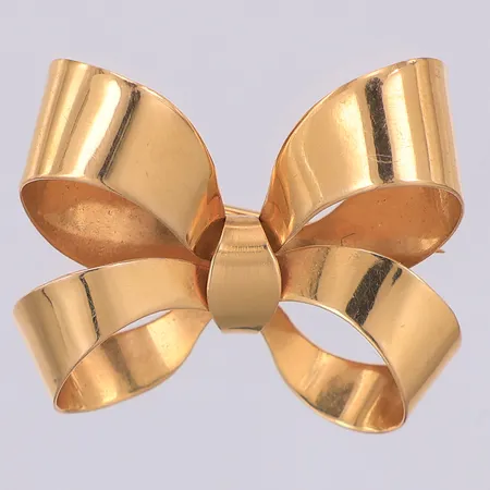 Brosch rosett Sävsjö Guldsmeds AB 24 x 25mm, 18K Vikt: 3,1 g