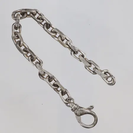 Armband Ankar, längd 23cm, bredd 6mm, silver 925/1000 Vikt: 47,8 g
