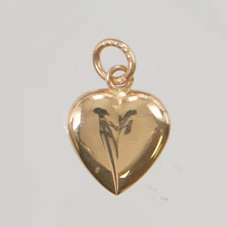 Hänge "hjärta" 12mm 18K 0,6g.