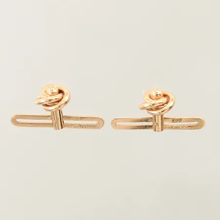 Skjortknappar 20x7,6mm 18K Vikt: 2,2 g