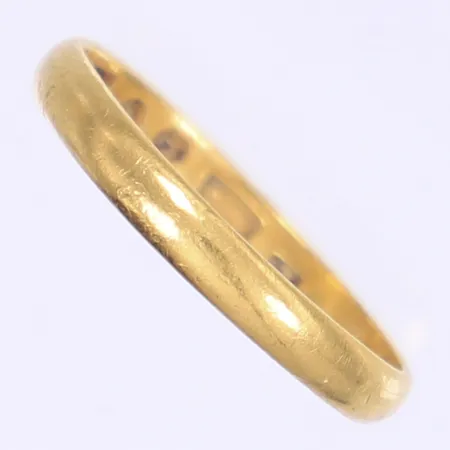 Ring slät stl:21 gravyr 23K Vikt: 4 g