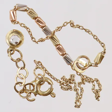 Armband defekt 14K.  Vikt: 1,4 g