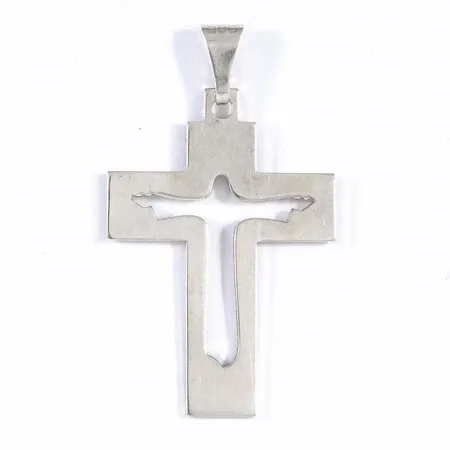 Hänge kors bredd 23mm, längd 39mm silver 925/1000 2,8g. 