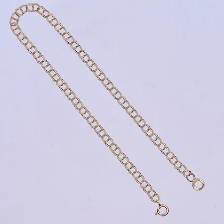 Armband Bismarck längd 18,5 cm, bredd 3 mm 18K. Vikt: 1,7 g