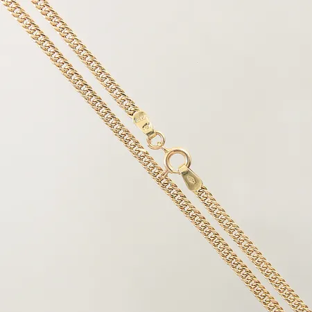 Kedja Pansar längd 40cm bredd 3mm 18K  Vikt: 4,8 g