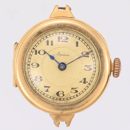 Damur Alpina 18K Ø23mm manuell, gravyr, saknar armband Vikt: 0 g