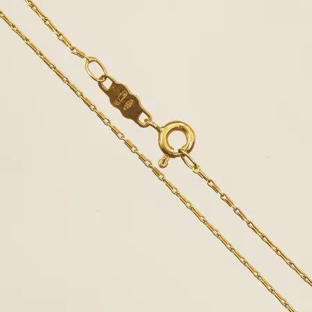 Kedja Unoaerre längd 42cm, bredd 0,8mm, 18K Vikt: 2 g