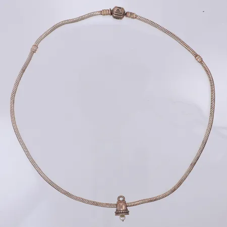 Collier Pandora Ormlänk 43cm berlock 18mm, 925/1000 silver Vikt: 30,5 g