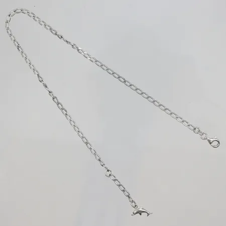 Fotlänk Pansar med hänge 26,5cm bredd 2,5mm silver 925/1000 Vikt: 4,4 g