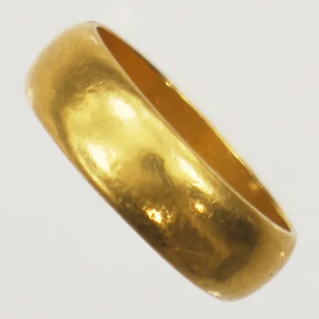 Ring slät stl 17½, bredd 6,4mm gravyr, 23K Vikt: 8,6 g