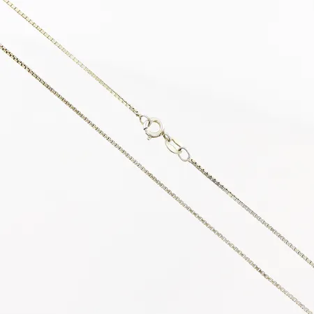 Kedja Venezia Guldfynd längd 50cm, bredd 1mm, silver 925/1000 Vikt: 3,6 g