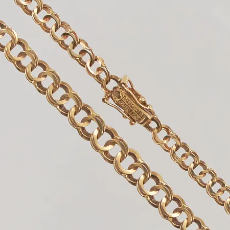 Collier 42,5cm bredd 4-6mm 18K 11,8g.