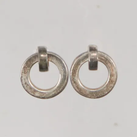Ett par örhängen Efva Attling 11mm 925/1000 Silver 2,6g.