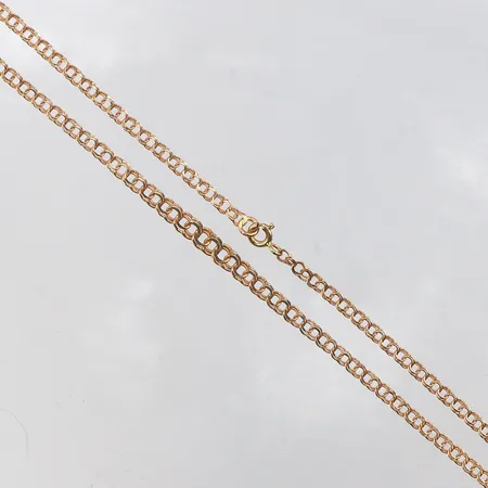 Collier Bismarck,Guldfynd AB,längd ca 41 cm,bredd 3-4.3 mm,18k. Vikt: 5,2 g