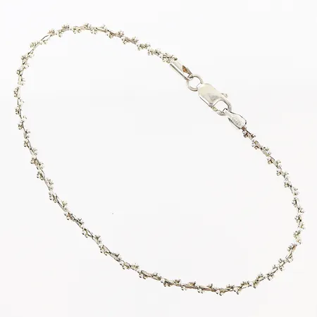 Armband längd 19cm bredd 2,5mm, silver 925/1000 Vikt: 2,1 g