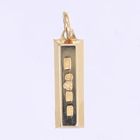 Hänge längd 25mm bredd 5mm Göteborg 1983 18K Vikt: 4,3 g