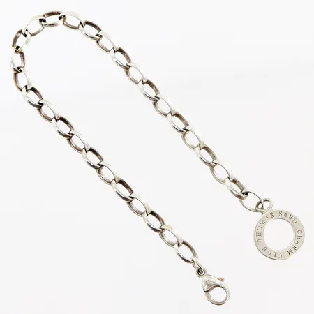 Armband Thomas Sabo längd 18cm bredd 5mm, silver 925/1000. Vikt: 8,3 g