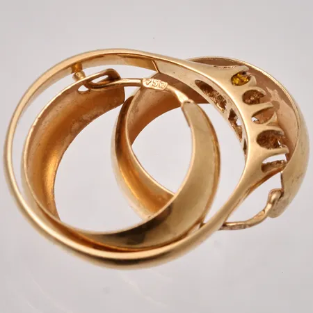 Diverse defekt guld, 18K, 5,39g.