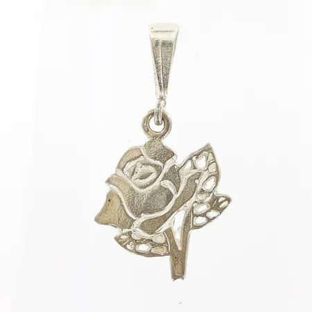 Hänge ros 29mm, silver 925/1000 Vikt: 1,5 g