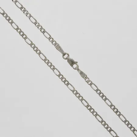 Kedja Figaro, längd ca 45cm, bredd ca 3mm, 925/1000 silver Vikt: 6,5 g