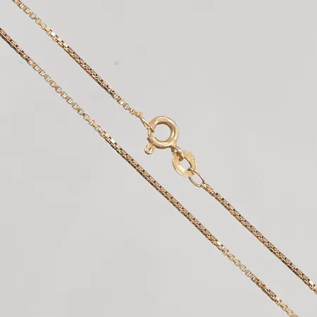 Kedja Venezia 38cm bredd 1mm 18K 3,1g.