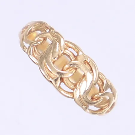 Ring Bismarck, stl 17 bredd 1-7mm 18K Vikt: 2 g