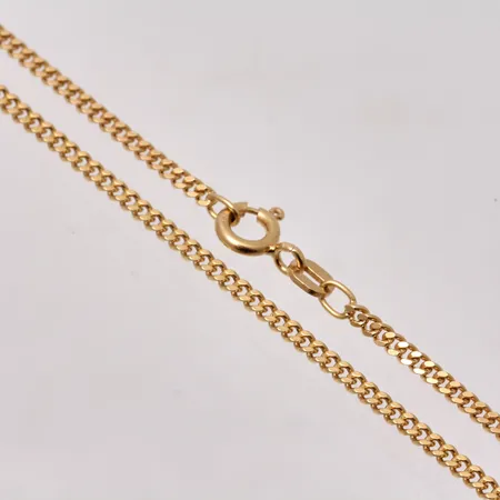 Kedja Pansar 82cm bredd 2mm, 18K, fint skick, 12,69g.