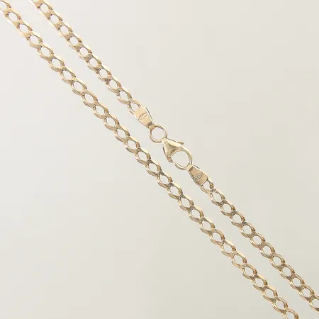 Kedja Pansar längd 60,4cm bredd 3mm 14K Vikt: 8 g