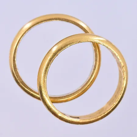 Ringar, 23K. Vikt: 15,1 g