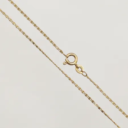 Kedja Irrgång längd 39cm, bredd 1,3mm, 18K  Vikt: 2,1 g