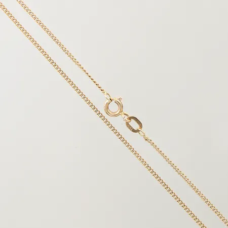 Kedja Pansar GHA längd 46cm bredd 1,3mm 18K Vikt: 2,7 g