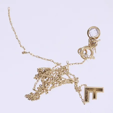 Halscollier defekt 14K Vikt: 1,4 g