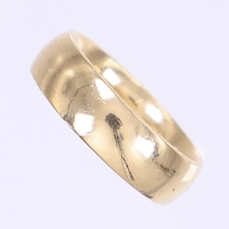 Ring slät stl:17 bredd 6mm 18K Vikt: 8,5 g