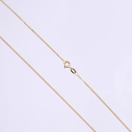 Halskedja Pansar längd 42cm bredd 1mm GHA 18K Vikt: 2,6 g
