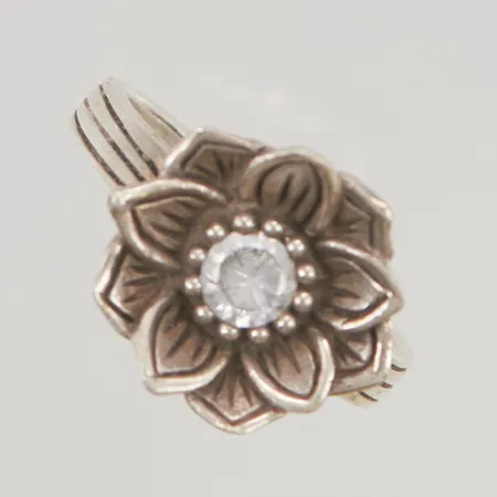 Ring Ø18 bredd 13mm 925/1000 Silver 4,9g.