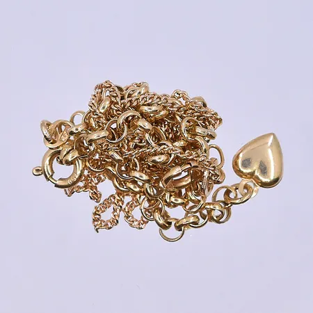 Diverse guld, 18K. Vikt: 3,2 g