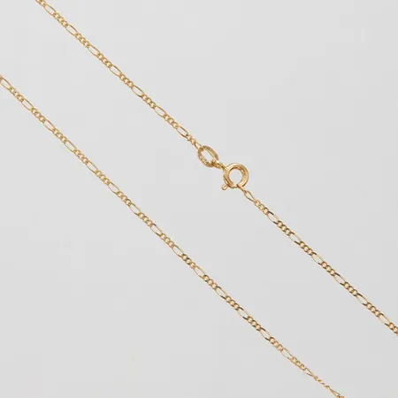 Kedja Figaro längd 44cm, bredd 1,3mm, GHA, 18K, Vikt: 2,1g Vikt: 2,1 g