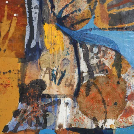 Tavla Ardy Struwer "Spansk Dröm", blandteknik på duk, signerad och daterad, 1964, titulerad a tergo, 100x63cm, sedvanligt ytslitage. Vikt: 0 g Skickas med postpaket.