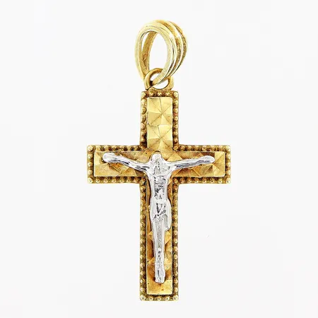 Hänge krucifix 27mm, 18K Vikt: 1,5 g