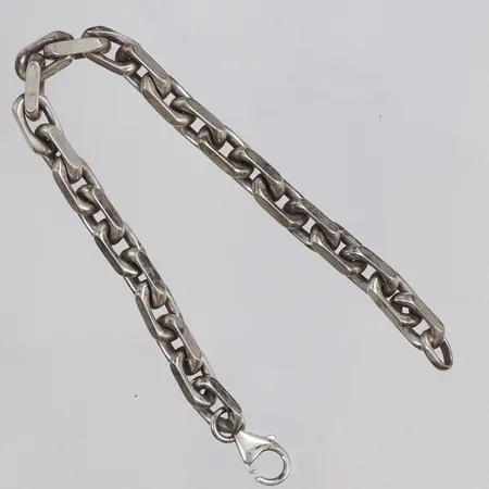 Armband Ankar, längd 22cm, bredd 6mm, silver 925/1000 Vikt: 46,8 g