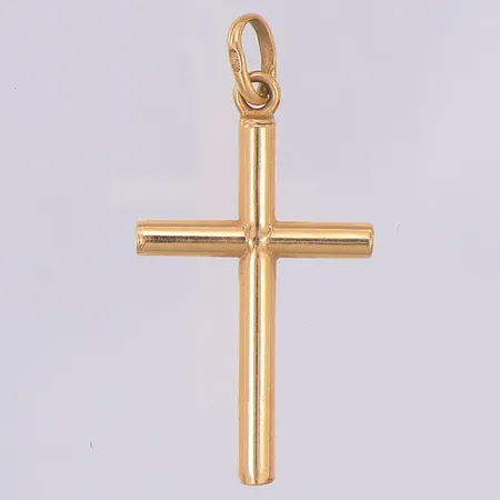 Hänge kors 28mm ihåligt, 18K Vikt: 0,7 g