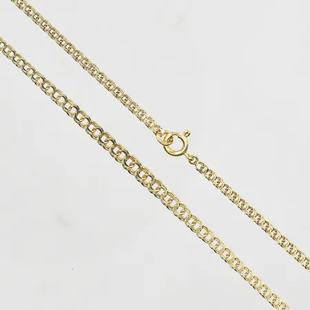 Collier Bismarck doserad längd 44cm, bredd 3-4mm, 18K. Vikt: 7,3 g