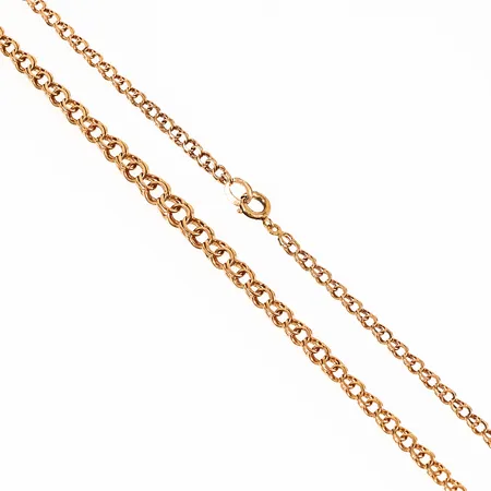 Collier doserad Bismarck 48cm, bredd 3-5mm 18K 8,6g. 