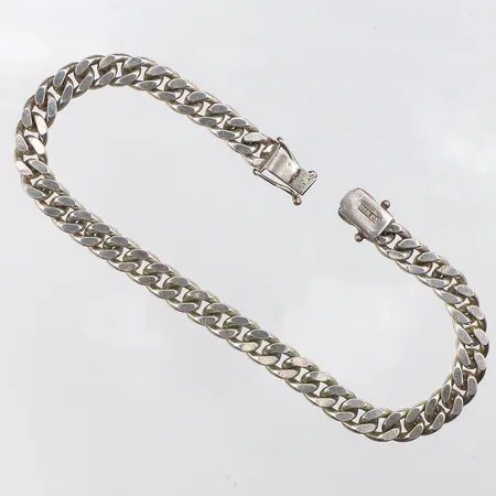 Armband Pansar, Victor Janson Lindesberg,längd ca 22 cm,bredd 6.8 mm,silver 830/1000. Vikt: 27,3 g