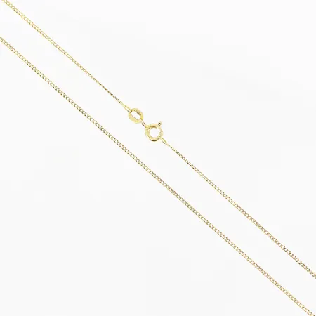 Kedja Pansar längd 43cm bredd 1mm, 18K Vikt: 2,1 g