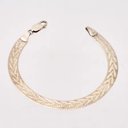 Armband 18cm, bredd 6,7mm, silver 925/1000, 7,44g.