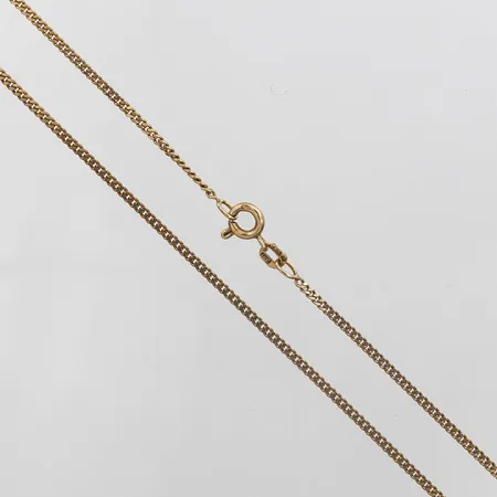 Kedja, Pansar, längd: 43,5 cm, bredd: 2 mm, 18K guld. Vikt: 4,9 g