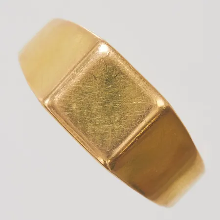 Klackring, skev, defekt, 18K, Vikt: 3,0g Vikt: 3 g