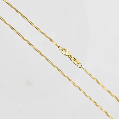 Kedja Pansar längd 50cm, bredd 1mm, 18K. Vikt: 4,2 g